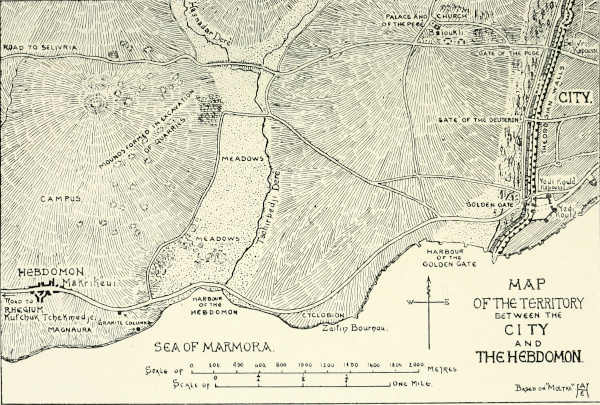 Map of the Territory Between the City and the Hebdomon.