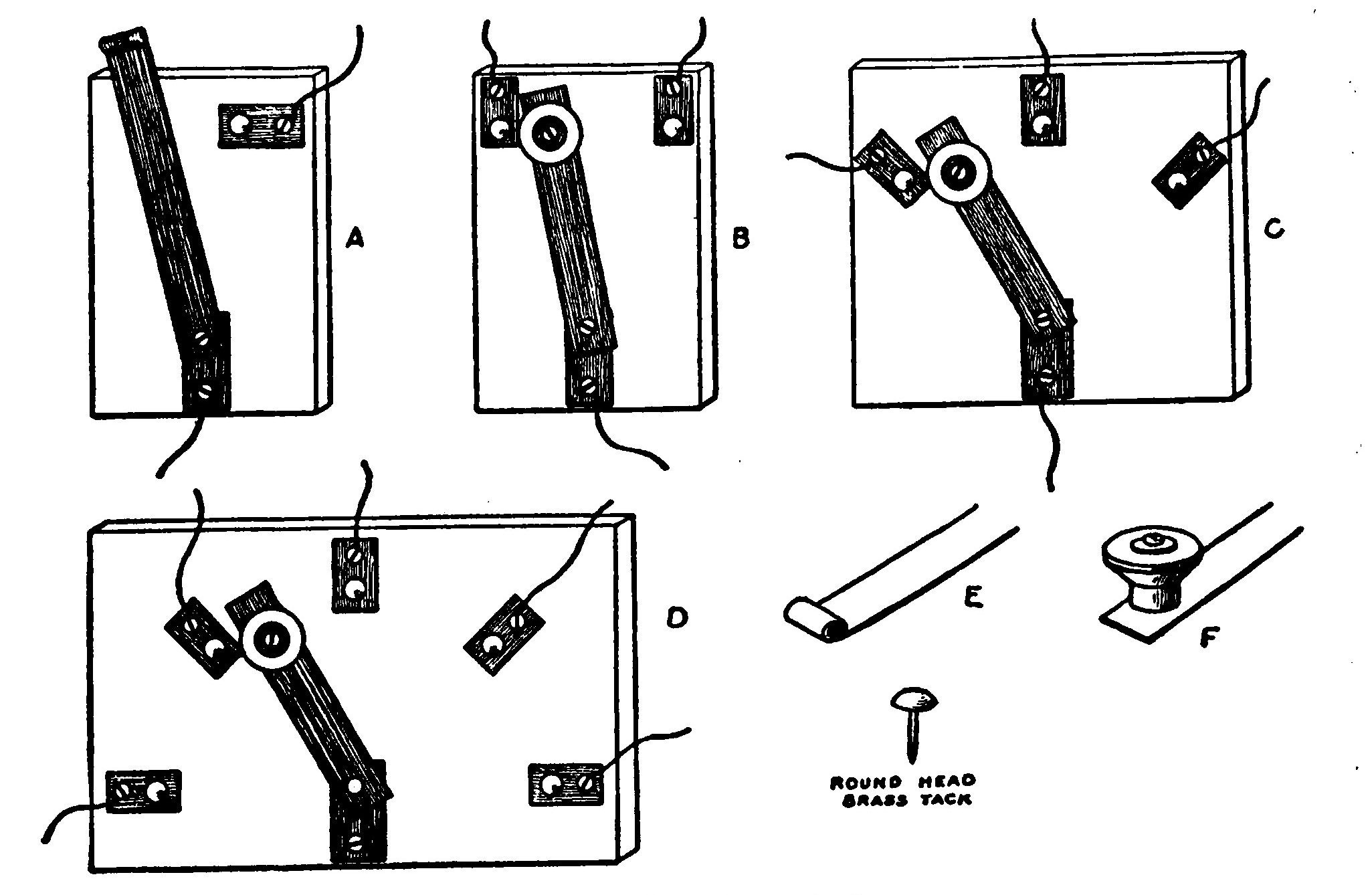 Fig. 95.—Simple Switches.