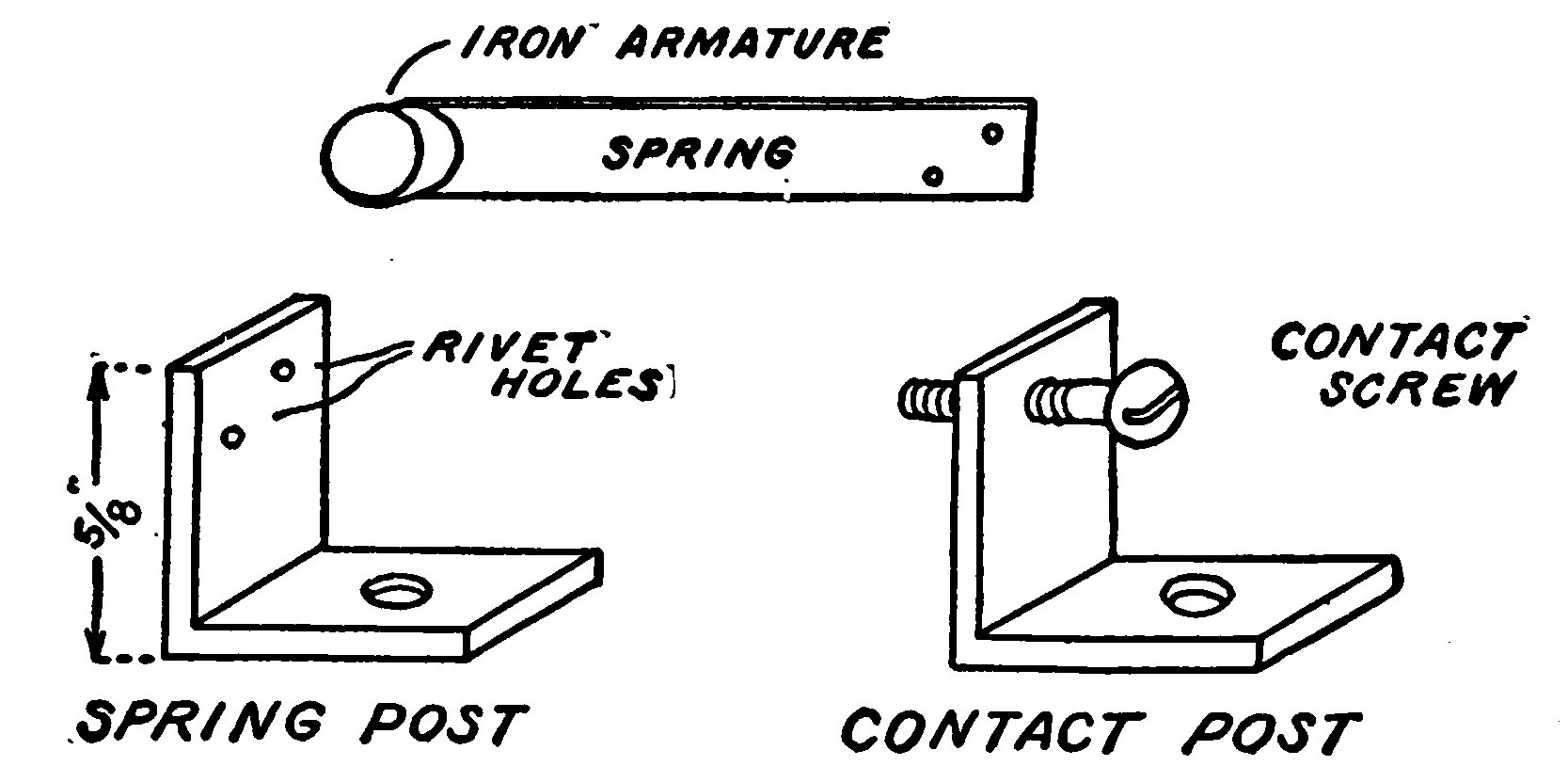 Fig. 155.—Details of Interrupter for Medical Coil.