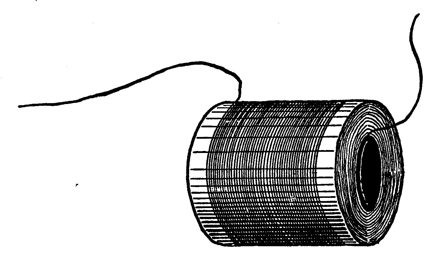 Fig. 163.—Completed Secondary Winding.