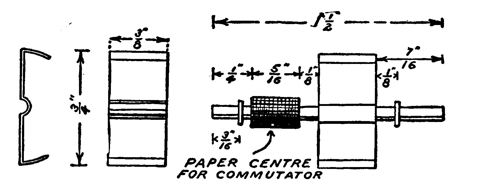 Fig. 243.—Details of the Armature of the Simplex Motor.