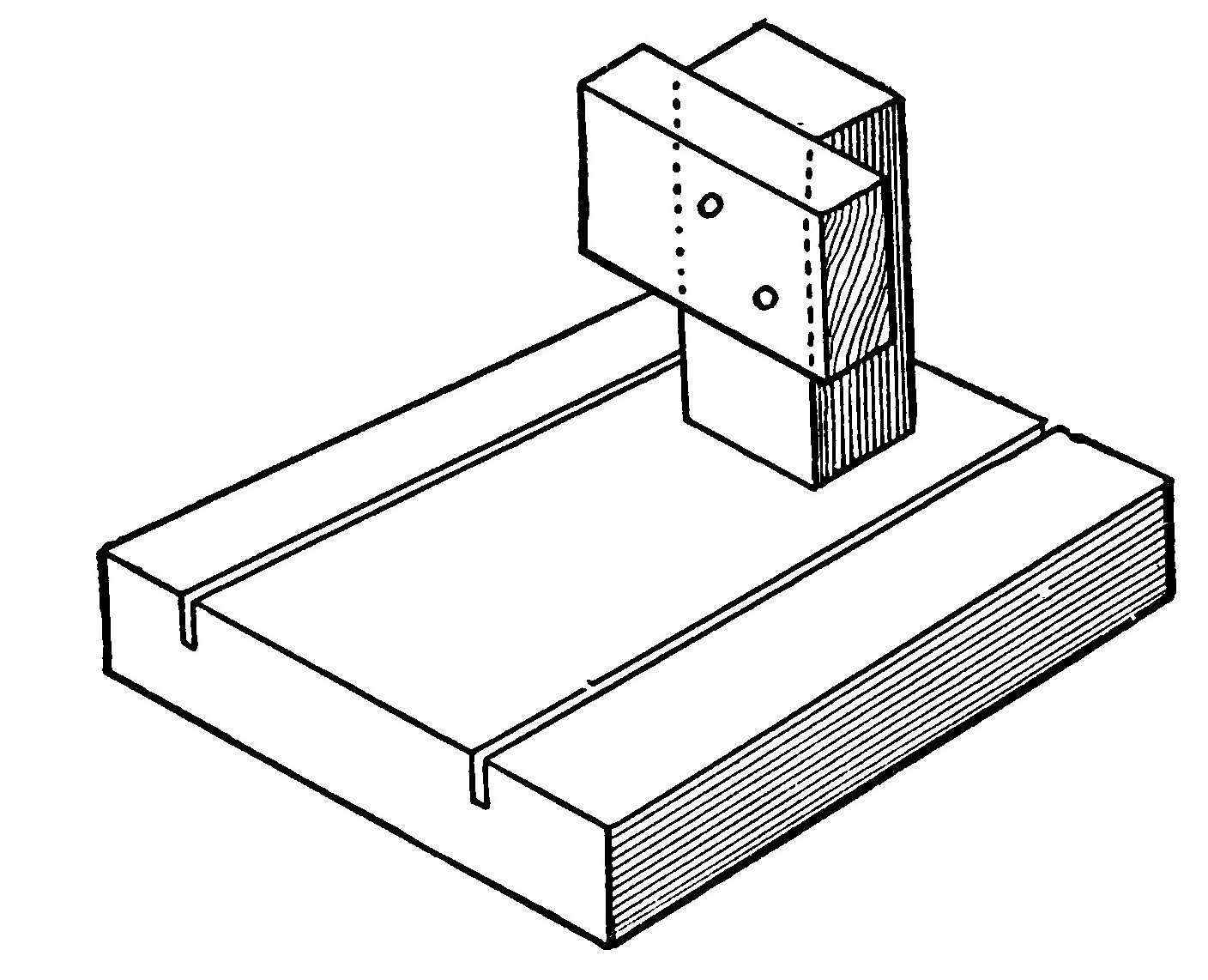 Fig. 278.—A Bumper for preventing the Car from leaving the Rails.
