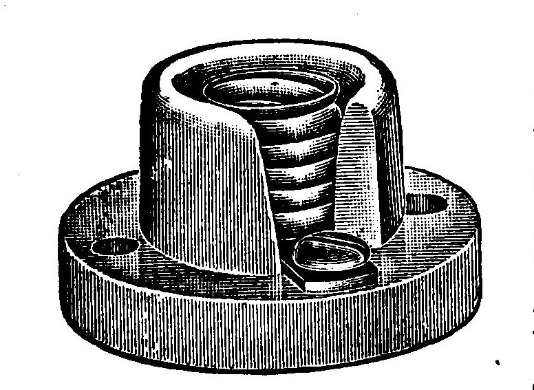 Fig. 284.—Miniature Flat-Base Porcelain Receptacle.