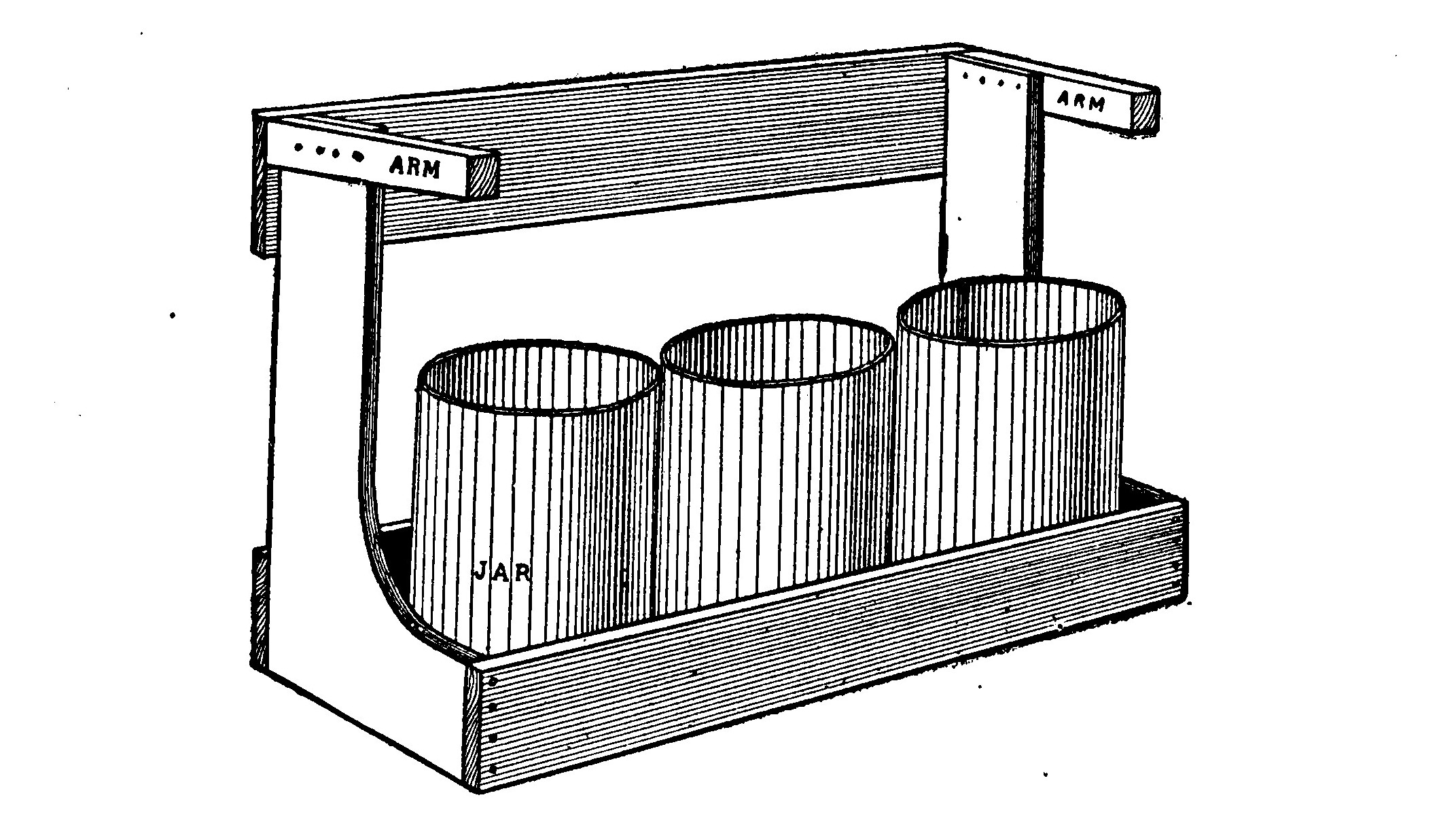Fig. 65.—A Plunge Battery adapted to a Set of Elements, as shown in Figure 63.